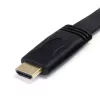 StarTech.com 1,8 m plokščias didelės spartos HDMI laidas su Ethernet - Ultra HD 4k x 2k HDMI laidas - HDMI į HDMI M/M