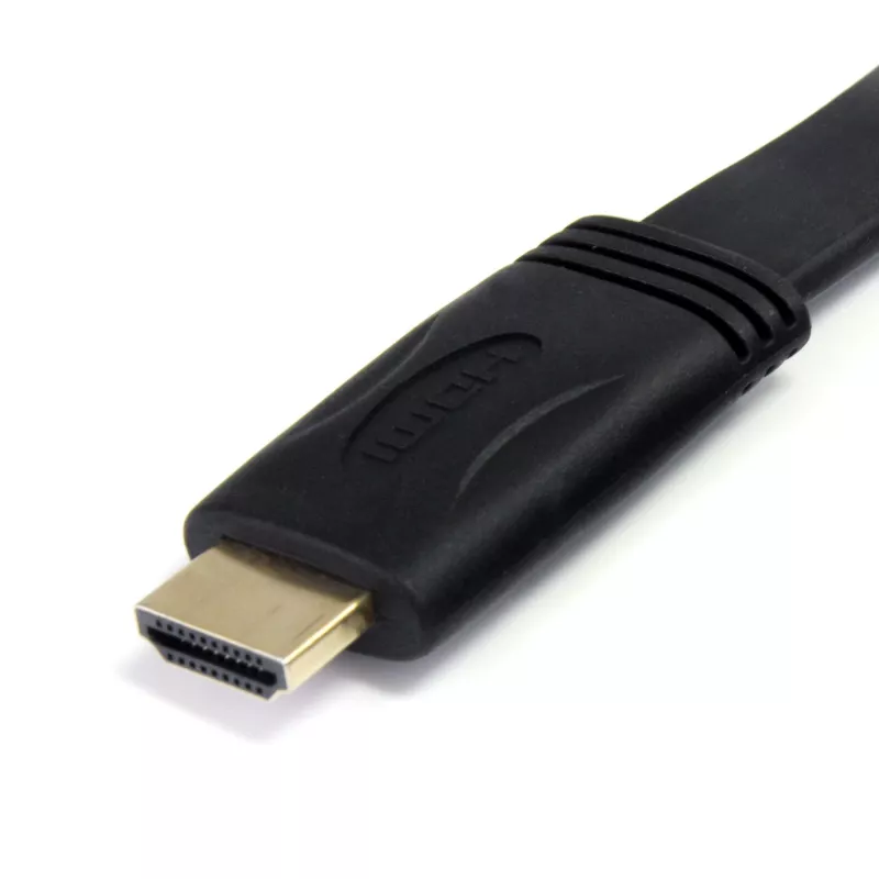 StarTech.com 1,8 m plokščias didelės spartos HDMI laidas su Ethernet - Ultra HD 4k x 2k HDMI laidas - HDMI į HDMI M/M