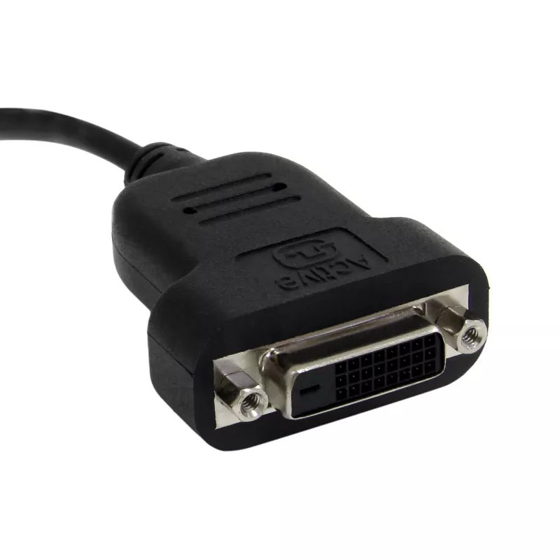 StarTech.com Mini DisplayPort į DVI aktyvus adapteris - mDP į DVI-D keitiklis - 1080p vaizdas - mDP ar Thunderbolt 1/2 Mac/PC prie DVI monitoriaus
