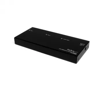 StarTech.com 2 prievadų HDMI skirstytuvas ir signalo stiprintuvas, HDMI, 2x HDMI, 1920 x 1200 pikselių, Juoda, Plienas, 15 m