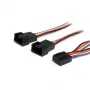 StarTech.com 12 colių 4 kontaktų ventiliatoriaus maitinimo daliklio laidas - M/M, Molex (4 kontaktų), Molex (4 kontaktų), 0,31 m, Vyriškas, Moteriškas, Įvairiaspalvis