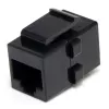 StarTech.com Cat 6 RJ45 Keystone Jack tinklo jungtis - F/F, juoda