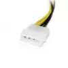 StarTech.com 6 colių LP4 į 8 kontaktų PCI Express vaizdo plokštės maitinimo laidas adapteris