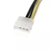 StarTech.com 6 colių LP4 į 8 kontaktų PCI Express vaizdo plokštės maitinimo laidas adapteris