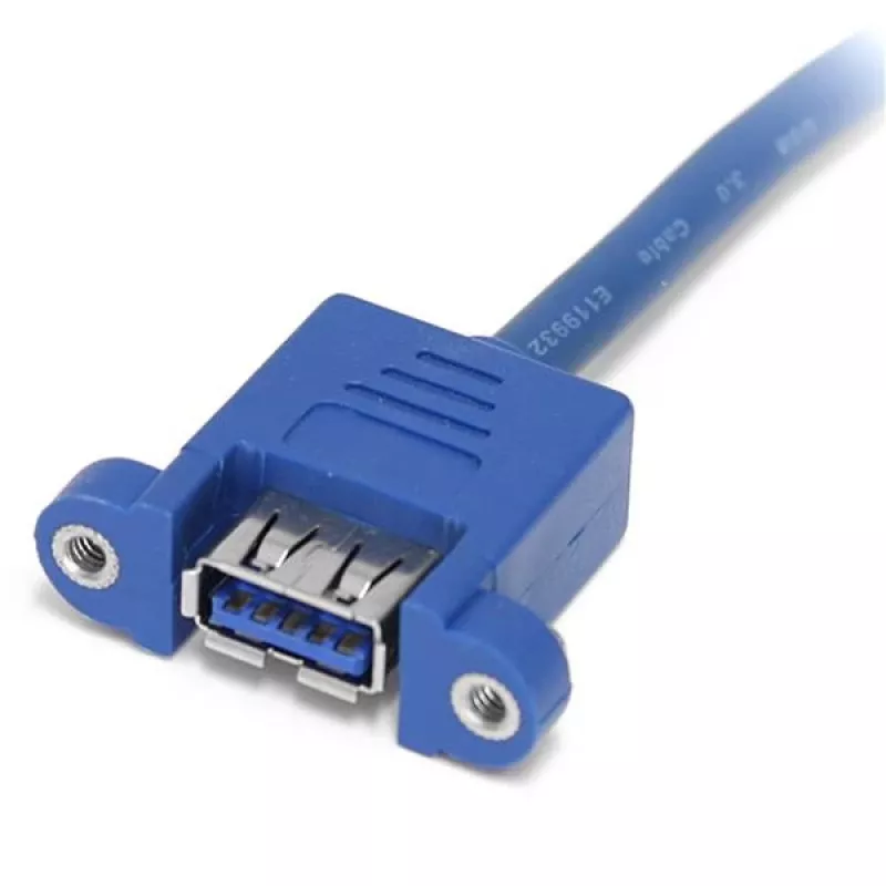 StarTech.com USB3SPNLAFHD 2 prievadų USB 3.0 skydelio montavimo laidas - USB A prie pagrindinės plokštės jungties laidas M/M