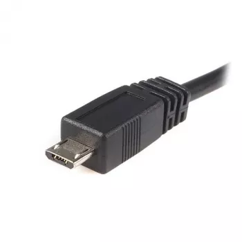 StarTech.com 0,5 m Micro USB kabelis - A į Micro B, USB 2.0, juodas