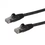 StarTech.com 7m CAT6 Ethernet kabelis - juodas CAT 6 Gigabit Ethernet laidas - 250MHz 100W PoE RJ45 UTP tinklo/pakabos laidas su apsauga nuo užkabinimo ir įtempimo mažinimu, individualiai išbandytas