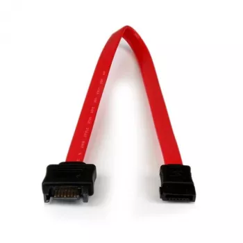StarTech.com 0.3 m SATA ilginimo laidas, SATA III, 7 kontaktų, vyriškas/moteriškas, juodas/raudonas