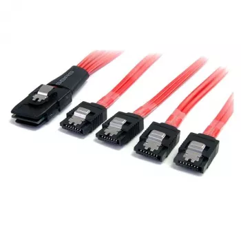 StarTech.com 1 m SAS kabelis SFF-8087 į 4x fiksuojančią SATA