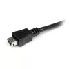 StarTech.com 6 colių Micro USB į Mini USB adapterio laidas M/F, 0,15 m, Mini-USB B, Micro-USB A, Kištukas/Lizdas, Juoda