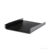 StarTech.com CABSHELF22 2U fiksuota lentyna serverio stovui – 22 colių gylio, juoda, 23 kg keliamoji galia
