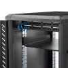 StarTech.com CABSHELF22 2U fiksuota lentyna serverio stovui – 22 colių gylio, juoda, 23 kg keliamoji galia