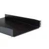 StarTech.com CABSHELF22 2U fiksuota lentyna serverio stovui – 22 colių gylio, juoda, 23 kg keliamoji galia