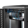 StarTech.com CABSHELF22 2U fiksuota lentyna serverio stovui – 22 colių gylio, juoda, 23 kg keliamoji galia