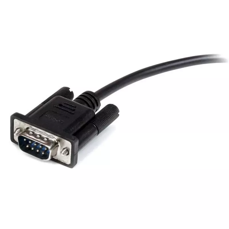 StarTech.com 3 m juodas tiesioginis DB9 RS232 nuoseklusis kabelis – M/F