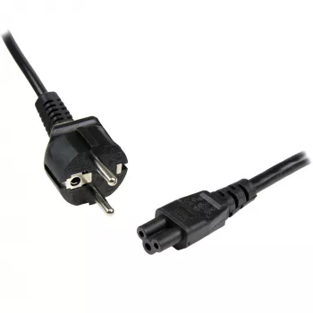 StarTech.com 2m maitinimo laidas nešiojamam kompiuteriui, EU Schuko į C5, 2.5A 250V, 18AWG