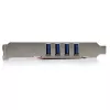 StarTech.com 4 prievadų PCI USB 3.0 adapterio kortelė su SATA/SP4 maitinimu