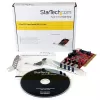 StarTech.com 4 prievadų PCI USB 3.0 adapterio kortelė su SATA/SP4 maitinimu