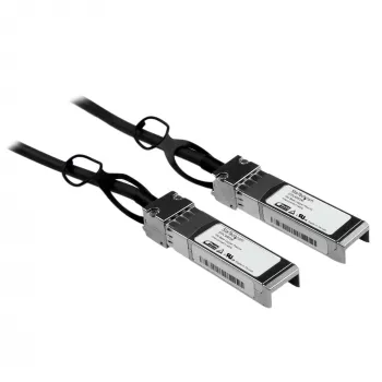 StarTech.com Cisco SFP-H10GB-CU3M suderinamas 3m 10G SFP+ į SFP+ tiesioginio prijungimo Twinax kabelis - 10GbE SFP+ varinis DAC 10 Gbps mažos galios pasyvus Mini GBIC/transiverio modulis, skirtas Firepower, ASR920, ASR9000