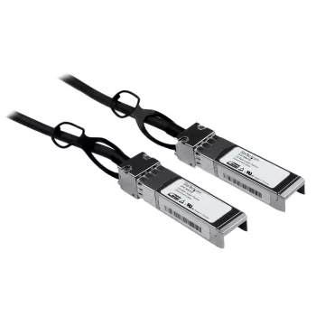 StarTech.com Cisco SFP-H10GB-CU1M suderinamas 1 m 10G SFP+ tiesioginio prijungimo varinis kabelis Twinax - 10GbE SFP+ varinis DAC 10 Gbps mažos galios pasyvus Mini GBIC siųstuvas-imtuvas modulis DAC Firepower ASR920 ASR9000