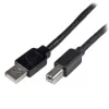 StarTech.com 65ft (20m) aktyvus USB 2.0 A į B laidas, ilgas USB laidas, USB spausdintuvo laidas, 1x USB A (M), 1x USB B (M), juodas