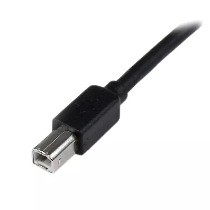 StarTech.com 65ft (20m) aktyvus USB 2.0 A į B laidas, ilgas USB laidas, USB spausdintuvo laidas, 1x USB A (M), 1x USB B (M), juodas