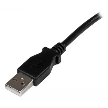 StarTech.com 1 m USB 2.0 A į stačiu kampu B laidas, vyras/vyras, juodas