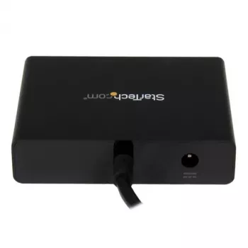 StarTech.com 3 prievadų kelių monitorių adapteris – DisplayPort 1.2 MST šakotuvas iki dviejų 4K 30Hz ir vieno 1080p – vaizdo skirstytuvas išplėstiniam darbalaukiui, skirtas tik Windows PC – DP į 3x DP monitorius