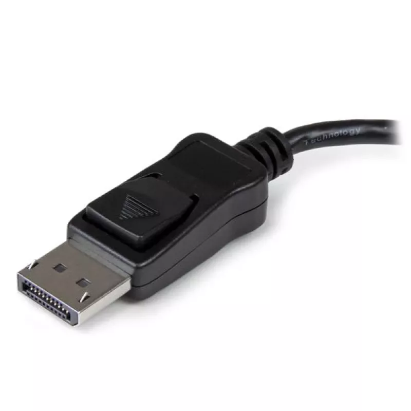 StarTech.com 3 prievadų kelių monitorių adapteris – DisplayPort 1.2 MST šakotuvas iki dviejų 4K 30Hz ir vieno 1080p – vaizdo skirstytuvas išplėstiniam darbalaukiui, skirtas tik Windows PC – DP į 3x DP monitorius