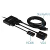 StarTech.com 3 prievadų kelių monitorių adapteris – DisplayPort 1.2 MST šakotuvas iki dviejų 4K 30Hz ir vieno 1080p – vaizdo skirstytuvas išplėstiniam darbalaukiui, skirtas tik Windows PC – DP į 3x DP monitorius
