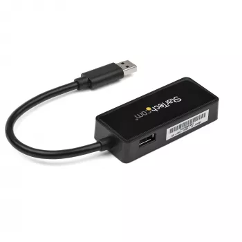 StarTech.com USB 3.0 į Gigabit Ethernet adapteris su USB prievadu - juodas