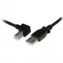 StarTech.com 1m USB 2.0 A į kairį kampą B laidas - M/M