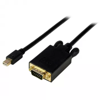StarTech.com 6ft (2m) aktyvus Mini DisplayPort į VGA laidas - Mini DP į VGA adapteris - 1080p vaizdas - mDP 1.2 arba Thunderbolt 1/2 Mac/PC prie VGA monitoriaus/projektoriaus