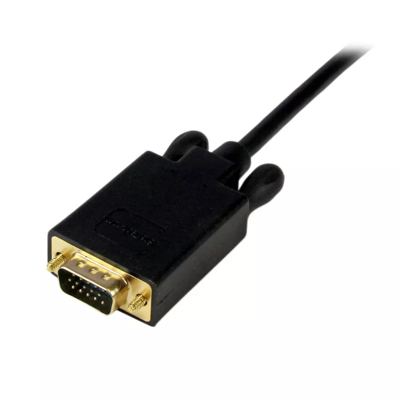 StarTech.com 6ft (2m) aktyvus Mini DisplayPort į VGA laidas - Mini DP į VGA adapteris - 1080p vaizdas - mDP 1.2 arba Thunderbolt 1/2 Mac/PC prie VGA monitoriaus/projektoriaus