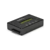 StarTech.com SATDUP11 1:1 atskiras standžiųjų diskų kopijavimo ir trynimo įrenginys, SATA HDD/SSD, LCD ekranas, TAA, nepriklausomas nuo OS