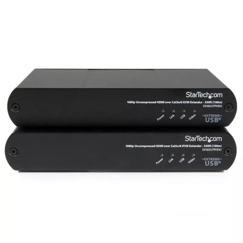 StarTech.com USB HDMI KVM ilgintuvas per Cat 5e / Cat 6, 1080p nekompresuotas vaizdas, 100 m