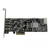 StarTech.com 4 prievadų PCI Express (PCIe) SuperSpeed USB 3.0 kortelė su 2 atskirais 5Gbps kanalais - UASP - SATA / LP4 maitinimas