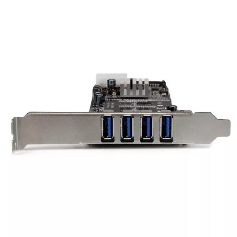 StarTech.com 4 prievadų PCI Express (PCIe) SuperSpeed USB 3.0 kortelė su 2 atskirais 5Gbps kanalais - UASP - SATA / LP4 maitinimas