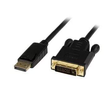 StarTech.com 3ft (1m) aktyvus DisplayPort į DVI laidas - 1080p vaizdas - DisplayPort į DVI-D adapteris - vienos jungties keitiklis - DP 1.2 į DVI monitoriaus laidas