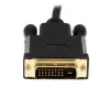 StarTech.com 3ft (1m) aktyvus DisplayPort į DVI laidas - 1080p vaizdas - DisplayPort į DVI-D adapteris - vienos jungties keitiklis - DP 1.2 į DVI monitoriaus laidas