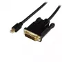 StarTech.com 1,8 m aktyvus Mini DisplayPort į DVI kabelis – aktyvus Mini DP į DVI adapteris – 1080p vaizdas – mDP 1.2 į DVI-D vieną jungtį – mDP arba Thunderbolt 1/2 Mac/PC prie DVI monitoriaus