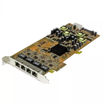 StarTech.com ST4000PEXPSE 4 prievadų „Gigabit Power over Ethernet“ PCIe tinklo plokštė – PSE / PoE PCI Express NIC – TAA