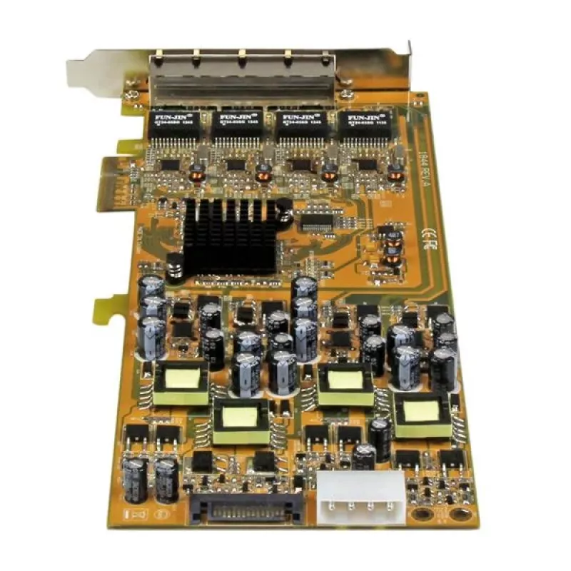 StarTech.com ST4000PEXPSE 4 prievadų „Gigabit Power over Ethernet“ PCIe tinklo plokštė – PSE / PoE PCI Express NIC – TAA