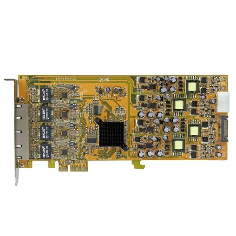 StarTech.com ST4000PEXPSE 4 prievadų „Gigabit Power over Ethernet“ PCIe tinklo plokštė – PSE / PoE PCI Express NIC – TAA