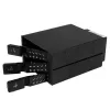 StarTech.com 3 lizdų aliumininis bekrepšis karšto keitimo mobilus lentynėlės galinis blokas 3,5 colio SAS II/SATA III - 6 Gbps HDD