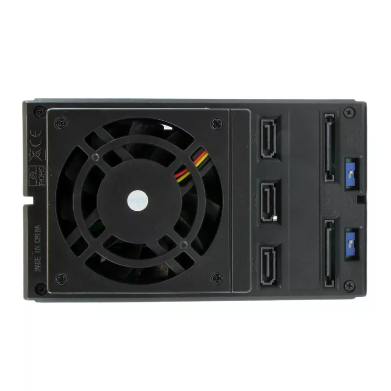 StarTech.com 3 lizdų aliumininis bekrepšis karšto keitimo mobilus lentynėlės galinis blokas 3,5 colio SAS II/SATA III - 6 Gbps HDD