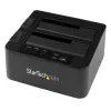 StarTech.com SDOCK2U33RE dviejų lizdų standžiųjų diskų dublikatorius / dokas, USB 3.0 / eSATA, 2,5/3,5 col. SATA III HDD/SSD