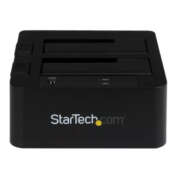 StarTech.com SDOCK2U33EB Dviejų lizdų USB 3.0 / eSATA į SATA standžiųjų diskų dokas