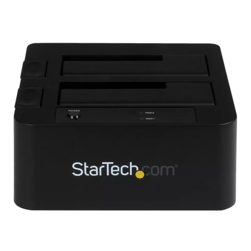 StarTech.com SDOCK2U33EB Dviejų lizdų USB 3.0 / eSATA į SATA standžiųjų diskų dokas