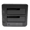 StarTech.com SDOCK2U33EB Dviejų lizdų USB 3.0 / eSATA į SATA standžiųjų diskų dokas